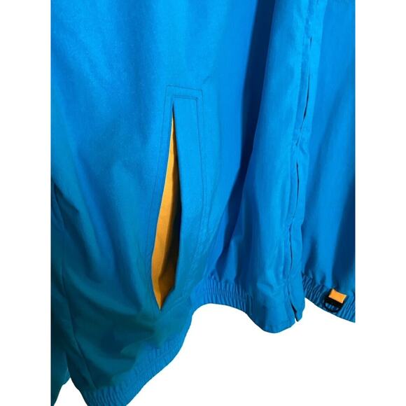 Vintage Skyr Men's Sport Convertibles Jacket XL Blue Colorblock Windbreaker - Picture 6 of 6